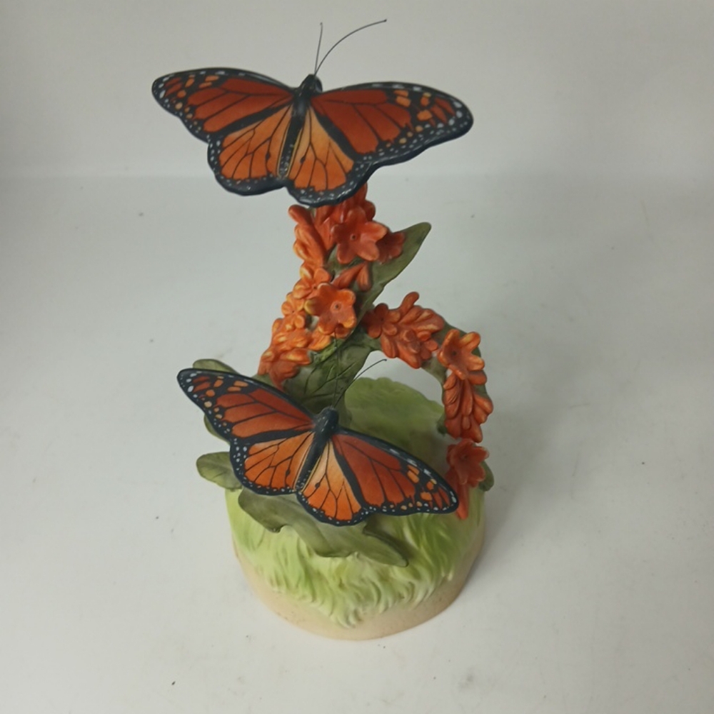 Enesco Monarch Butterfly Music Box
